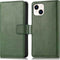 iMoshion Hoesje Geschikt voor iPhone 14 Plus Hoesje Met Pasjeshouder - iMoshion Luxe Bookcase - Groen