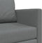 vidaXL - Vloersofa - Bed - 2-in-1 - Donkergrijs - 124x71x78 - cm - Stof
