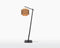 GOOD&MOJO Vloerlamp Bhutan - Bamboe Zwart/Naturel - 55x31x150cm - - Staande lampen voor Woonkamer - Slaapkamer
