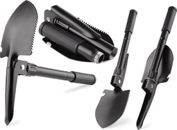 Benson Opklapbare schep - multifunctioneel - 4-delig - 41 cm - inclusief opbergtas