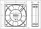 SEPA KA1238XA2BMT Axiaalventilator 230 V/AC 178 m³/h (l x b x h) 120 x 120 x 38 mm