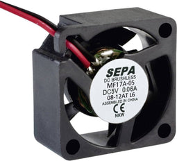 SEPA MF17A05 Axiaalventilator 5 V/DC 0.9 m³/h (l x b x h) 17 x 8 x 17 mm