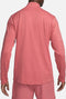 Nike Dri-FIT Element - Sportshirt - Korte rits duimlussen - Rood/roze
