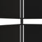 vidaXL - Kamerscherm - met - 3 - panelen - 150x220 - cm - stof - zwart