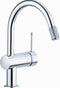 GROHE Minta - Keukenkraan - Hoge C-uitloop - Uittrekbare handdouche - Chroom