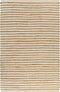 vidaXL - Vloerkleed - 120x180 - cm - handgeweven - jute - naturel - en - wit