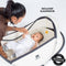 Deryan Infant BabyBox - Campingbedje - Pop-up met klamboe - Khaki