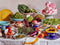 Serax Feast By Ottolenghi Serveerschaal Ø35 Yellow Dots Black