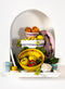 Serax Feast By Ottolenghi Serveerschaal Ø35 Yellow Dots Black