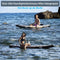SereneLife Opblaasbaar Stand-Up Paddle Board - Antislip SUP met Peddel, Pomp, Leash en Complete Accessoires - Plezierig Water Paddle Board voor Volwassenen en Jeugd met Stabiel en Brede Ontwerp