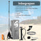 SereneLife Opblaasbaar Stand-Up Paddle Board - Antislip SUP met Peddel, Pomp, Leash en Complete Accessoires - Plezierig Water Paddle Board voor Volwassenen en Jeugd met Stabiel en Brede Ontwerp