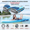 SereneLife Opblaasbaar Stand-Up Paddleboard - Antislip SUP Paddle Board met Peddel, Pomp, Leash en Accessoires - Leuk Opblaasbaar Paddleboard voor Volwassenen en Jeugd