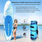 SereneLife Opblaasbaar Stand-Up Paddleboard - Antislip SUP Paddle Board met Peddel, Pomp, Leash en Accessoires - Leuk Opblaasbaar Paddleboard voor Volwassenen en Jeugd