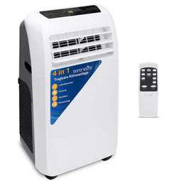 SereneLife SLACHT128EU mobiele 4-in-1 Airco - 12000 BTU/h - 30m² - A - Ontvochtiging+verwarming - Wit - Airconditioner