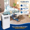 SereneLife SLACHT128EU mobiele 4-in-1 Airco - 12000 BTU/h - 30m² - A - Ontvochtiging+verwarming - Wit - Airconditioner
