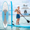SereneLife SLSUPB10 Free Flow Paddleboard SUP - Stand-Up Paddle-Board -Incl accessoires - 10ft - Max. 125kg - Blauw