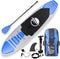 SereneLife SLSUPB125 Free Flow Paddleboard SUP - Stand-Up Paddle-Board Incl accessoires - 10.5ft - Max. 125kg - Blauw