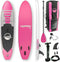 SereneLife SLSUPB145 Free Flow Paddleboard SUP - Stand-Up Paddle-Board -Incl accessoires - 10.5ft - Max. 125kg - Roos