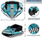 SereneLife SLTOWBL20 Opblaasbare sleepboot voor water - Max. 2 Personen - Nylon - Rubberboot, Watersport