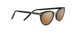 Serengeti Zonnebril - High Contrast Polarised Photochromic - Elyna Shiny Black Drivers Gold 8846