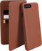 Serenity 2 in 1 Leather Wallet Case Apple iPhone 7/8 Plus Cognac Brown