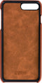 Serenity 2 in 1 Leather Wallet Case Apple iPhone 7/8 Plus Cognac Brown