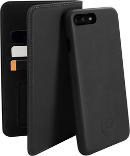 Serenity 2 in 1 Leather Wallet Case Apple iPhone 7/8 Plus Timeless Black