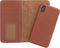Serenity 2 in 1 Leather Wallet Case Apple iPhone X/XS Cognac Brown