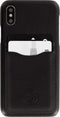 Serenity Dual Pocket Leather Back Cover Apple iPhone X/XS Timeless Black