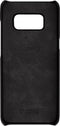 Serenity Dual Pocket Leather Back Cover Samsung Galaxy S8 Timeless Black