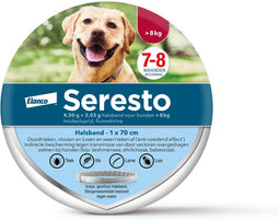 Seresto Teken- En Vlooienband Large - Anti tekenmiddel - per stuk Van 8 Kg