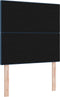 vidaXL - Hoofdbord - met - Knopen - Blauw - 80 - cm