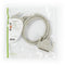 Seriële Kabel | D-SUB 37-Pins Male | D-SUB 37-Pins Male | Vernikkeld | 1.00 m | Rond | PVC | Ivoor |
