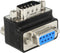 Seriële RS232 haakse adapter 9-pin SUB-D (m) - 9-pin SUB-D (v) - versie 5