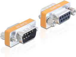 Seriële RS232 null modemadapter 9-pins SUB-D (m) - 9-pins SUB-D (v)