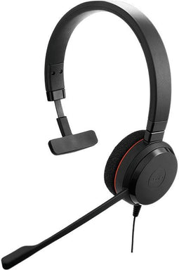 Jabra Evolve 20 UC Mono - On-Ear Headset - Ruisonderdrukkend - Zwart