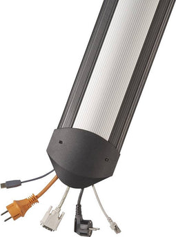 Serpa Kabelbrug 5.01054.9004 TPE Aluminium, Zwart Aantal kanalen: 6 3000 mm Inhoud: 1 set(s)