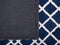 SERRES - Laagpolig vloerkleed - Blauw - 140 x 200 cm - Polyester