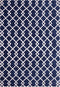 SERRES - Laagpolig vloerkleed - Blauw - 140 x 200 cm - Polyester