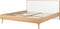 SERRIS - Bed - Lichte houtkleur - 160 x 200 cm - Vezelplaat