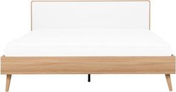 SERRIS - Bed - Lichte houtkleur - 180 x 200 cm - MDF