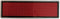 Sertronics LED naamplaatje 9.3x3cm zilveren rand - LED Kleur - Rood