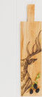 Serveerplank Edelhert Lang - 60x15 - Schots Eikenhout - Scottish Made