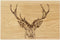 Serveerplank Edelhert (Stag Prince) - 30x20 - Schots Eikenhout - Scottish Made