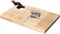 Serveerplank GEO Small met leren handvat - 30x20 - Scottish Made