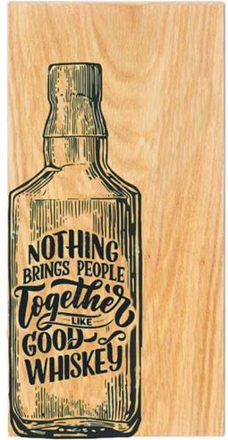 Serveerplank Good Whiskey - 30x15 - Schots Eikenhout - Scottish Made