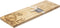 Serveerplank Krab - 45x15 - Schots Eikenhout - Scottish Made