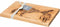 Serveerplank Kussende hazen - 30x20 - Schots Eikenhout - Scottish Made