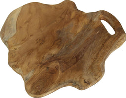 Serveerplank medium - 36x38 cm - teak