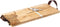 Serveerplank Schotse Hooglander met leren handvatten - 45x20 - Schots Eikenhout - Scottish Made